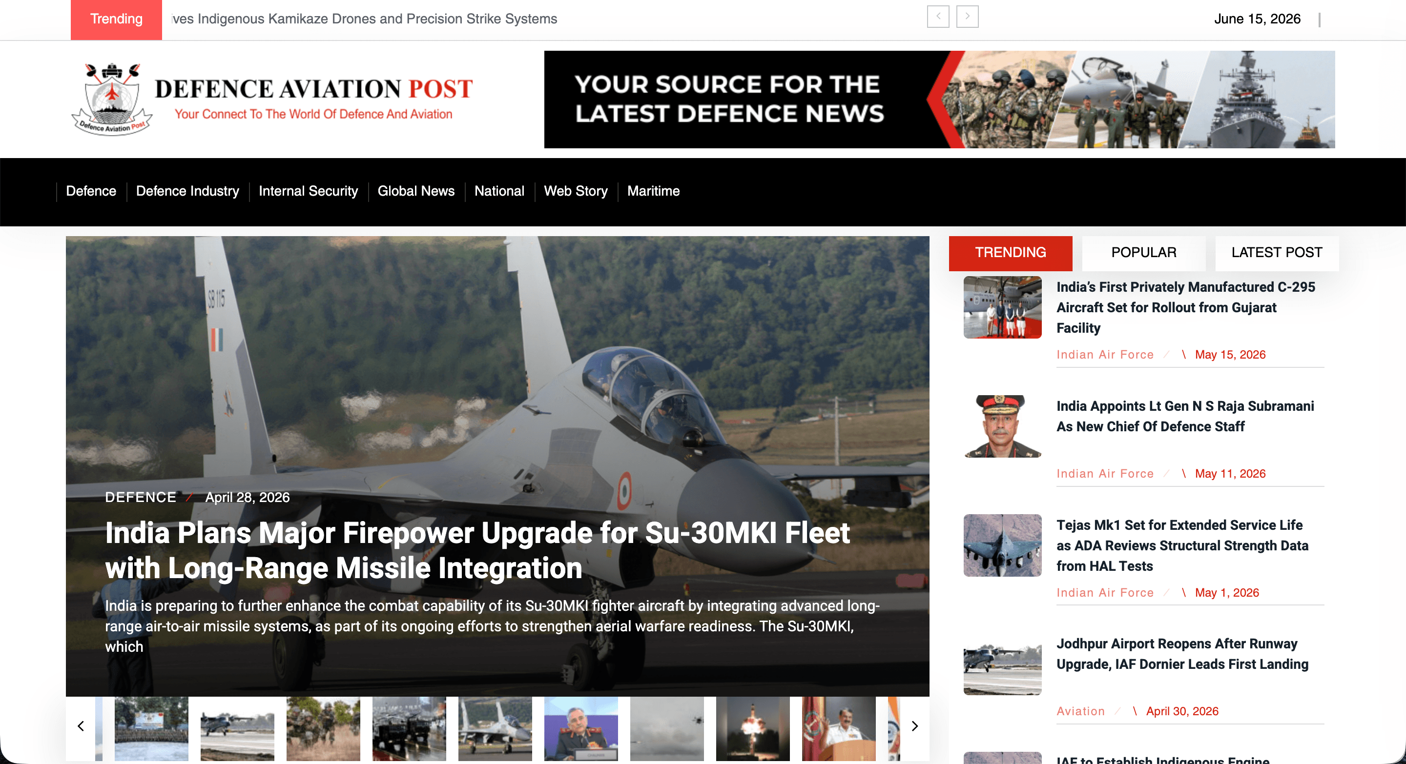 Defence Aviation Post — News Portal