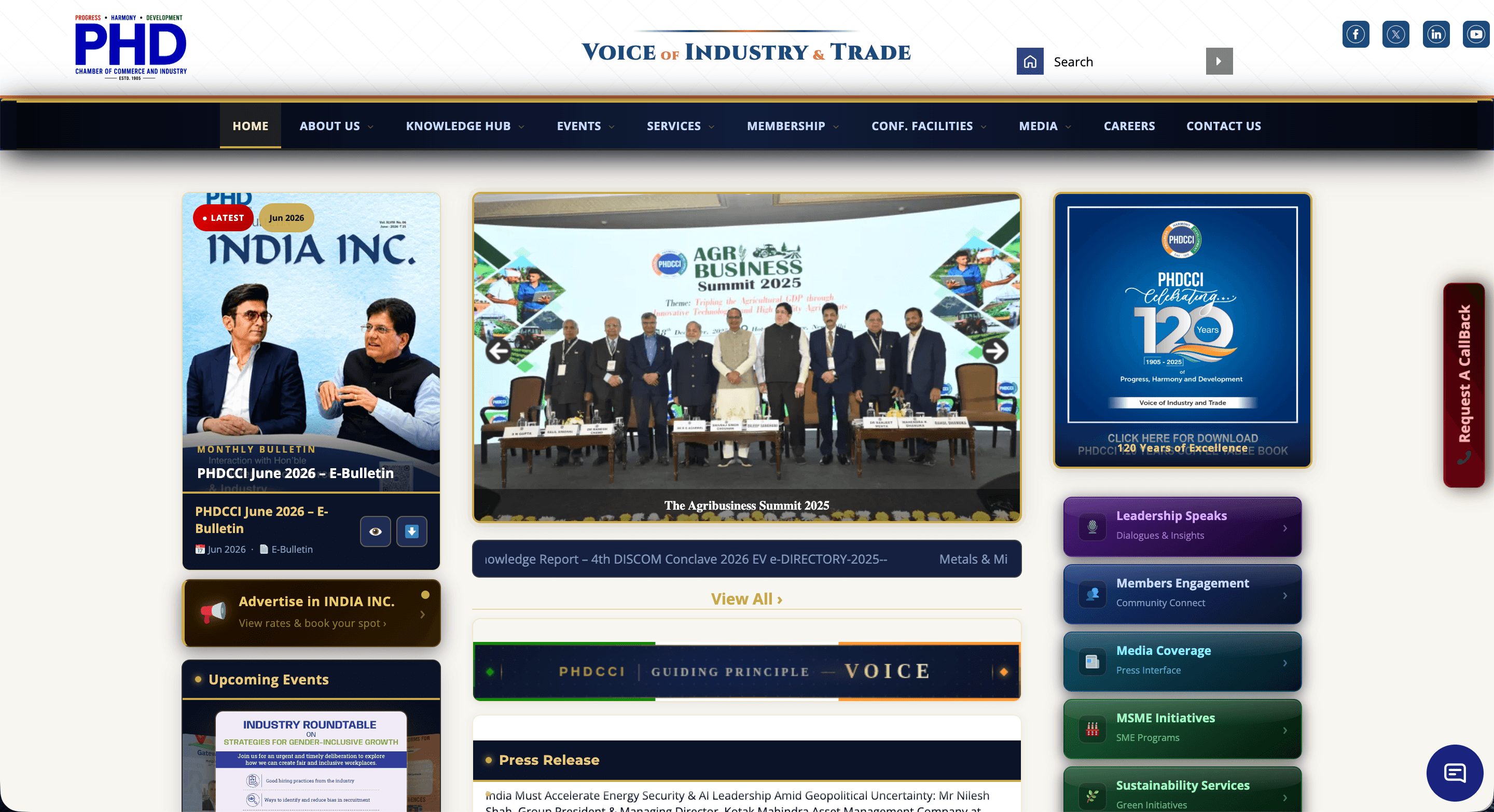 PHDCCI — Chamber of Commerce