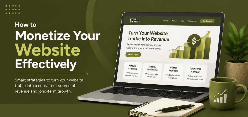 How to monetize your website effectively