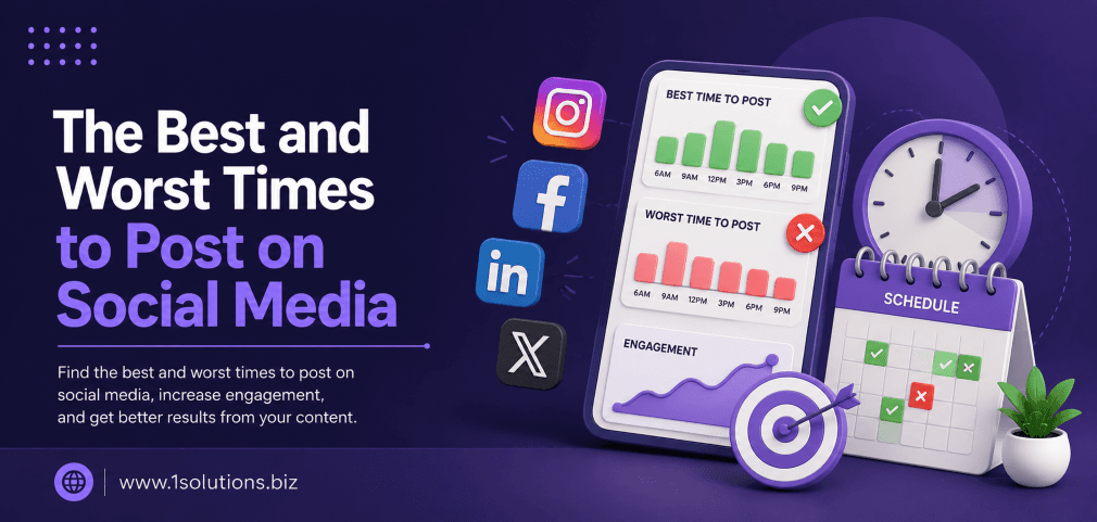 The Best and Worst Times to Post on Social Media