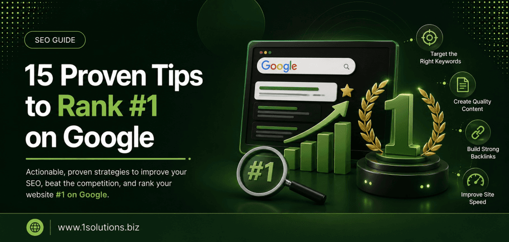 15 Proven Tips to Rank 1 on Google
