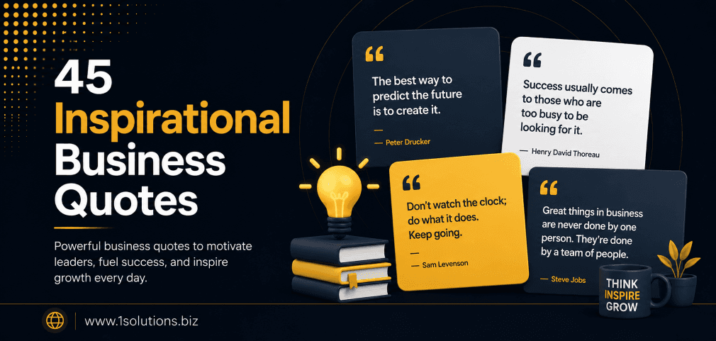 45 Inspirational Business Quotes for Any Professional