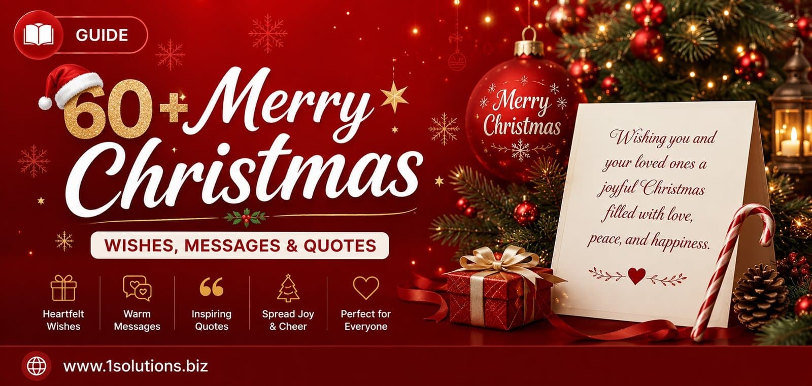 60+ Merry Christmas Wishes, Messages & Quotes