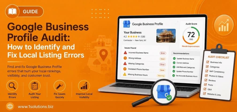 Google Business Profile Audit How to Identify and Fix Local Listing Errors