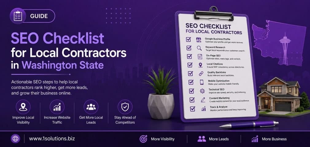 SEO Checklist for Local Contractors in Washington State