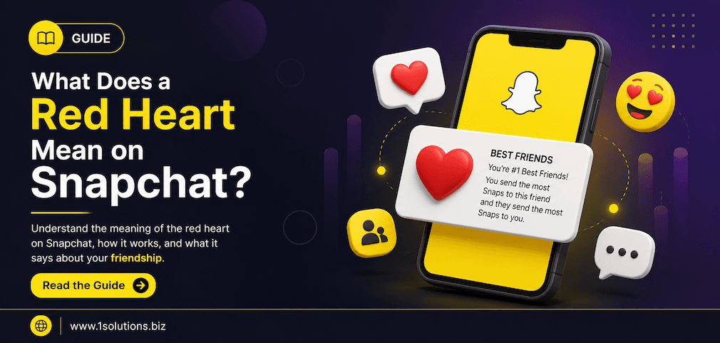 What Does a Red Heart Mean on Snapchat