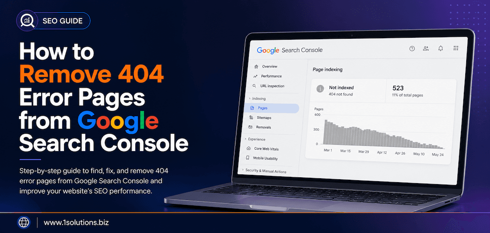 How to Remove 404 Error Pages from Google Search Console