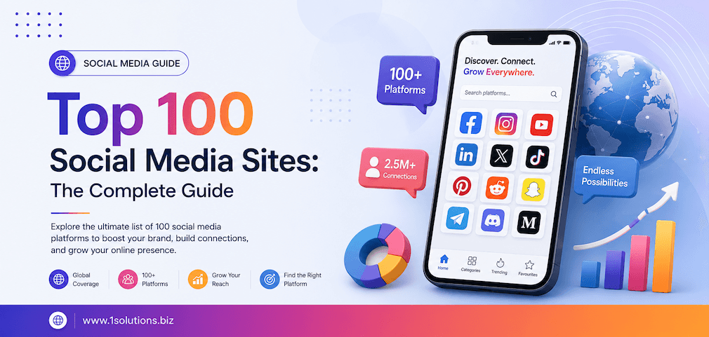 Top 100 Social Media Sites: The Complete Guide
