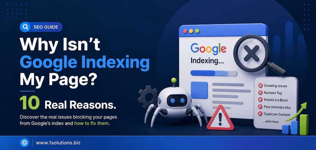 Why is my website not indexed in Google