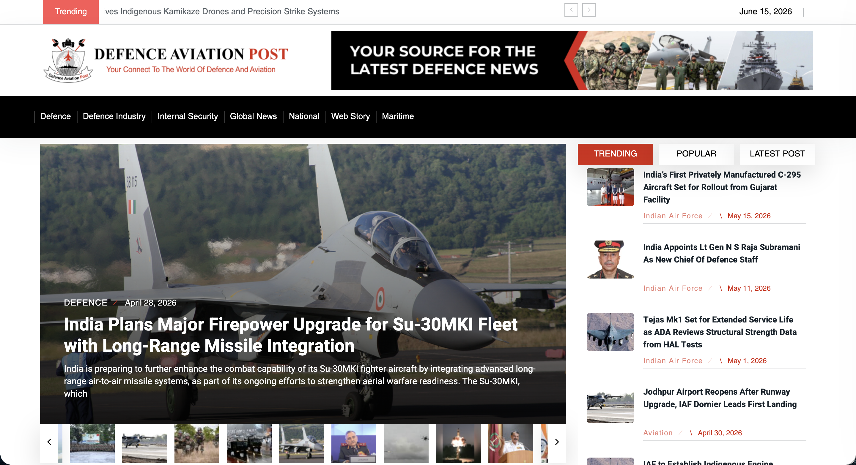 Defence Aviation Post - News Portal