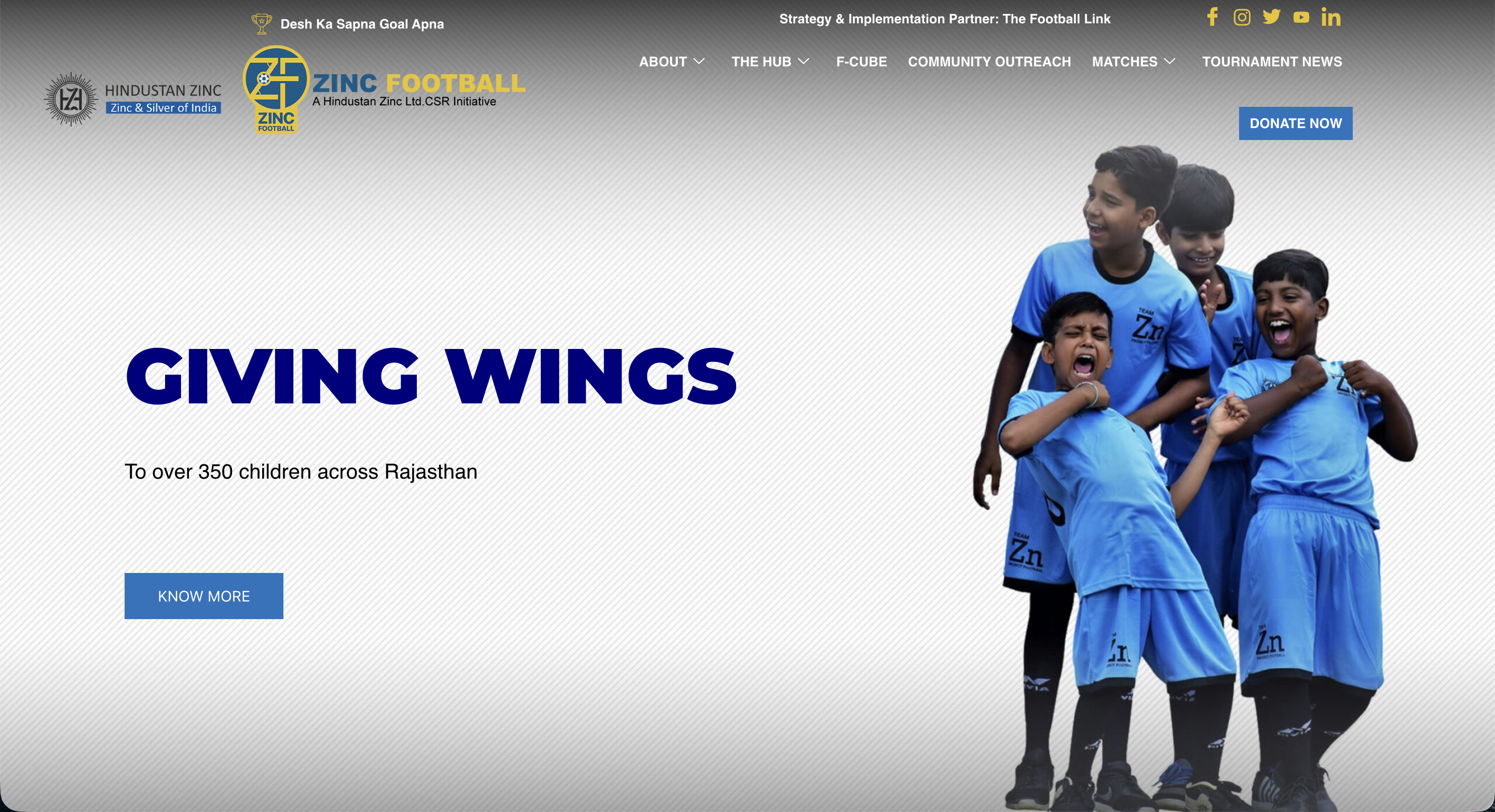 Zinc Football - Youth Development